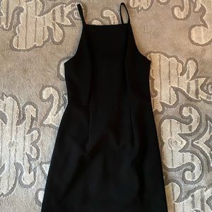 French connection black mini dress